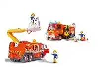 Fireman Sam Deluxe Jupiter Fire Truck with Lights, Sounds and Water Spraying Fire Hose