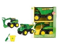 BIG W John Deere 2-Pack 38cm Vehicles with Spade and Bucket offer