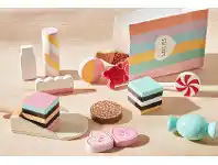 15 Piece Wooden Scoop Candy Set