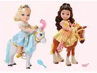 BIG W Disney Princess Toddler Doll and Horse Set offer