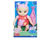 BIG W Baby Alive Peppa Pig Blonde or Dark Hair offer