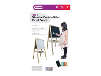 Mr Toys Kan-i 117cm Blackboard with Magnetic Whiteboard offer