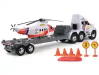 Mighty Fleet Titans Flatbed with Helicopter