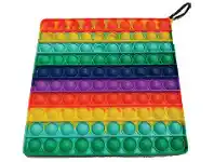 Mr Toys Pop it Fidget Toy Super Sized Rainbow Square offer