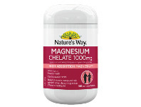 Star Discount Chemist Nature’s Way Magnesium Chelate 1000mg 100 Tablets offer
