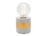 Picasso Concrete Table Lamp, Stripe