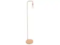 LivingStyles Slim Steel Floor Lamp, Copper offer