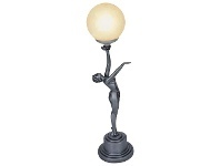 LivingStyles Bernice Lady Figurine Decor Lamp, Gunmeal offer