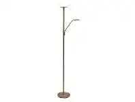 LivingStyles Emilia Mother & Child LED Floor Lamp, Aged Brass offer