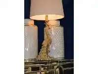 LivingStyles Peacock Resin Base Table Lamp, Gold offer