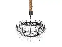 Louis XV Crystal Droplet Chandelier, 12 Arm