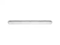 LivingStyles Wave Commercial Grade IP65 Tri-Proof LED Batten Fix Ceiling Light with Emergency Kit, 40W offer