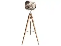 LivingStyles Georgia Timber Tripod Spotlight Floor Lamp offer