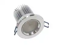 LivingStyles Martec Shadowline 14W Warm White Dimmable LED Downlight - Brushed Aluminium (MLSD3012BD) (MLSD3012BD) offer