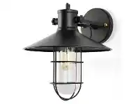 LivingStyles Boris Industrial Metal Wire Guard Wall Sconce offer