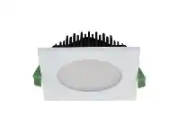 LivingStyles Splash IP54 Indoor / Outdoor LED Downlight, 5000K, Square, White (20565) offer