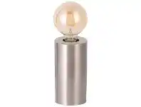 LivingStyles Marlo Metal Touch Table Lamp, Satin Chrome offer