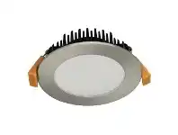 LivingStyles Tek IP44 Indoor / Outdoor LED Downlight, 13W, Tricolour, Brushed Chrome (20445) offer