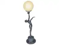 LivingStyles Bernice Lady Figurine Decor Lamp, Gunmeal offer