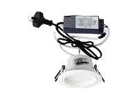 LivingStyles Saturn LED Downlight, 10W, 4000K (UA4824WH) offer