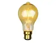 LivingStyles Allume A60 Vintage Filament Globe, B22, Amber offer