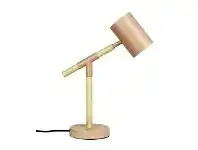 LivingStyles Ludo Timber & Metal LED Desk Lamp, Pale Pink offer