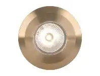 LivingStyles Deka Open Cover, Round, Brass offer