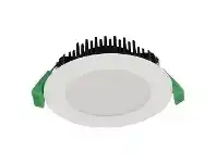 LivingStyles Tek IP44 Indoor / Outdoor LED Downlight, 10W, 4000K, Satin White (20599) offer