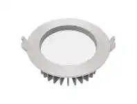 LivingStyles Optica Trio LED Downlight, 10W, CCT, Silver offer