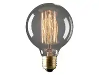 LivingStyles Tungsten Carbon Filament Globe, E27, G95 Sphere Shape offer