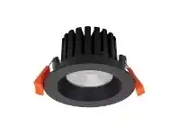 LivingStyles Aqua IP65 Indoor / Outdoor LED Downlight, 10W, 5000K, Black (21214) offer