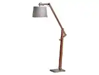 LivingStyles Lisbon Timber Frame Adjustable Floor Lamp offer