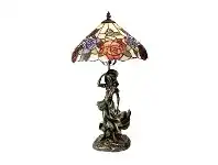 LivingStyles Hannah Tiffany Style Stained Glass Table Lamp offer