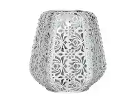 LivingStyles Lace Metal Table Lamp, Antique White offer
