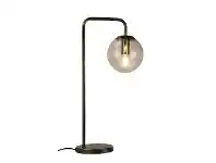 LivingStyles Newton Spherical Glass Table Lamp, Antique Brass offer