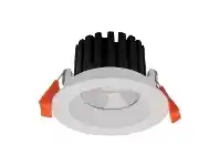 LivingStyles Aqua IP65 Indoor / Outdoor LED Downlight, 10W, 3000K, White (21222) offer