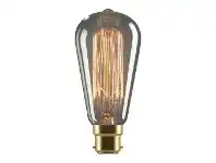 LivingStyles Tungsten Carbon Filament Globe, B22, Pear Shape offer
