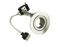 LivingStyles Chip Adjustable Downlight Fitting, Brushed Chrome (LF3820BC) offer