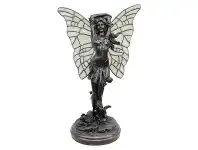 LivingStyles Fairy Figurine Decor Lamp, Standing, Dark Bronze offer