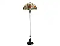 LivingStyles Rose Garden Tiffany Style Stained Glass Floor Lamp offer