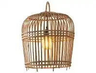 LivingStyles Pondosa Bamboo Cane Pendant Lampshade, Small, Natural offer