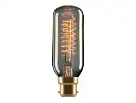 Tungsten Carbon Filament Globe, B22, Mini Banana Shape