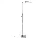 LivingStyles Rikki Metal Adjustable Floor Lamp, Nickel offer