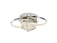 LivingStyles Edelmar Crystal Dimmable LED Battern Fix Ceiling Light offer