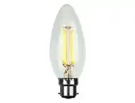 LivingStyles Allume C35 Dimmable LED Filament Globe, B22, 2700K, Clear offer
