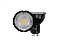 LivingStyles Allume LED Globe, 7W, GU10, 3000K, Black offer