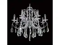 LivingStyles Persephone Asfour Crystal Chandelier, 12 Arm, Chrome offer