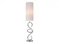 LivingStyles Zola Metal Base Floor Lamp, Chrome offer