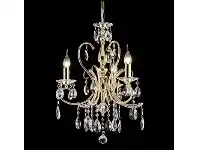 LivingStyles Persephone Asfour Crystal Chandelier, 3 Arm, Gold offer