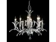 LivingStyles Artemis Asfour Crystal Chandelier, 8 Arm, Chrome offer